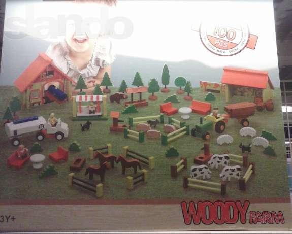 новые деревянные конструкторы Woody Farm
