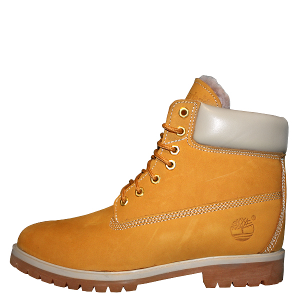 Ботинки Timberland Classic с натуральным мехом (Yellow)