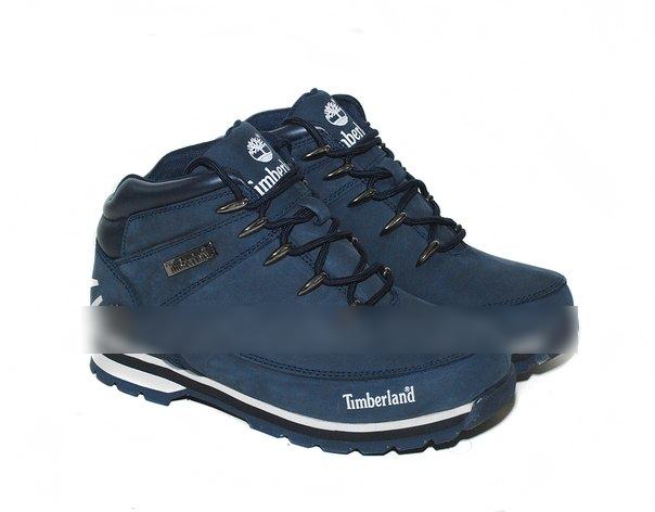 Ботинки Timberland Euro Sprint с натуральным мехом (Blue)