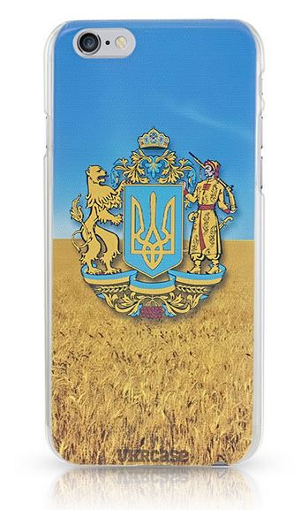 UkrCase iPhone 6 Ukraine великий герб України на полі