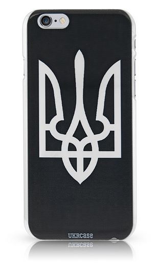UkrCase iPhone 6 Ukraine герб України на чорному