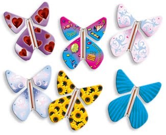 Летающая бабочка-вкладыш Magic Flyer для открыток