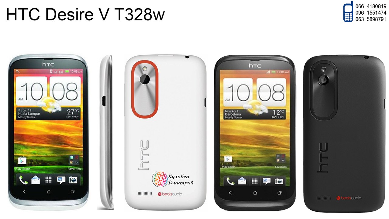 HTC Desire V T328W оригинал. Новый. Гарантия 1 год + Подарки.