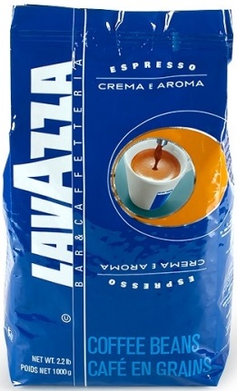 Кофе в зернах Lavazza Espresso Crema e Aroma Blue