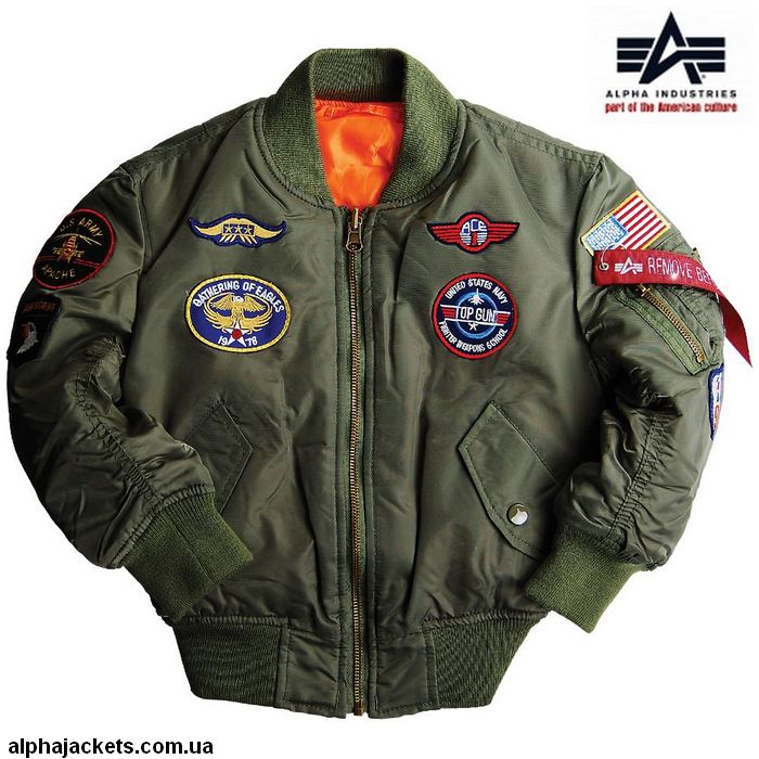Детские лётные куртки Американской фирмы Alpha Industries Inc. USA