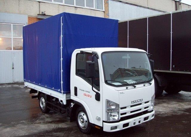 ISUZU NLR 85 А борт -тент