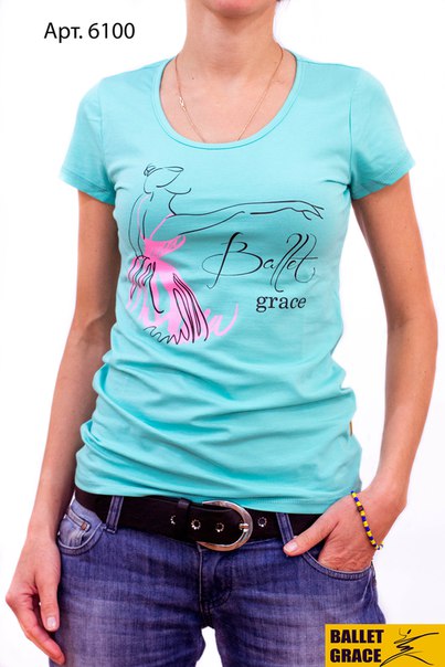 Оптовые продажи женских футболок BALLET GRACE.