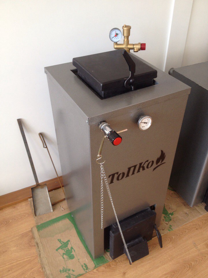 Котел твердопаливний Топко 1-Б Доставка бесплатна
