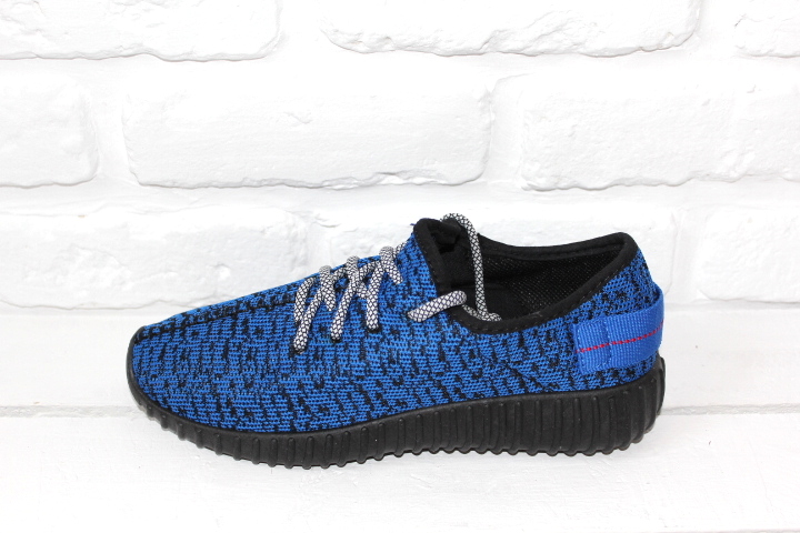 Мужские кроссовки Adidas Yeezy Boost (Blue & Grey)​