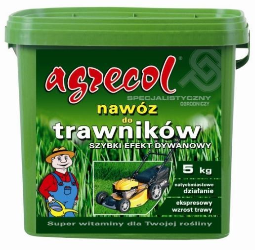 Удобрение Agrecol для газона быстрый ковровый эффект 10 кг