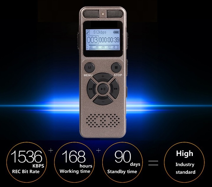 Yulass GV30 цифровой диктофон 8гб мини mp3-плеер поддержка карты памяти до 64 гб. профессиональный аудио-рекордер Оригинал