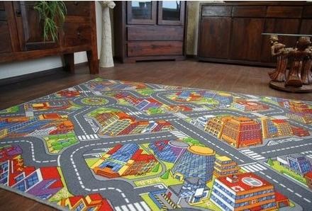 Дитячий килим Big City. Килими на підлогу.