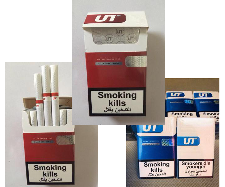 Сигареты крупным и мелким оптом UT (red, blue)- 360.00$