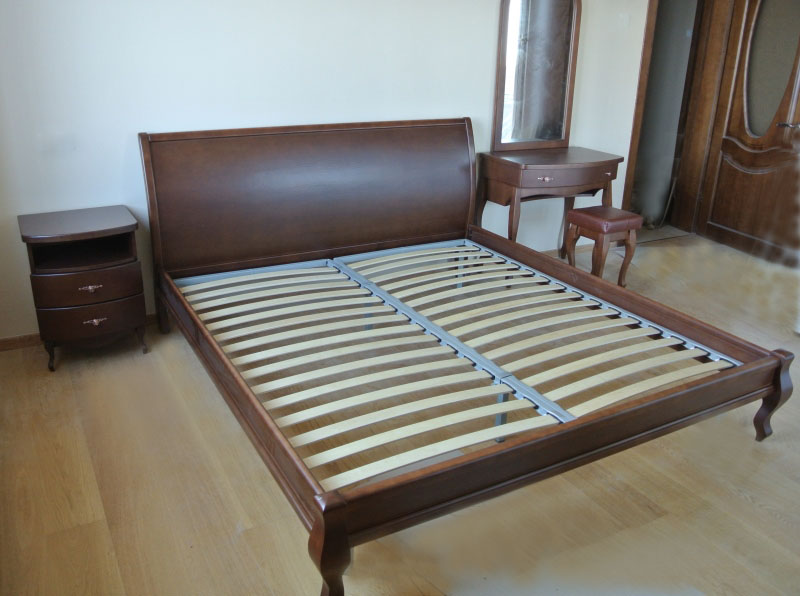 Кровать деревянная двуспальная Монблан